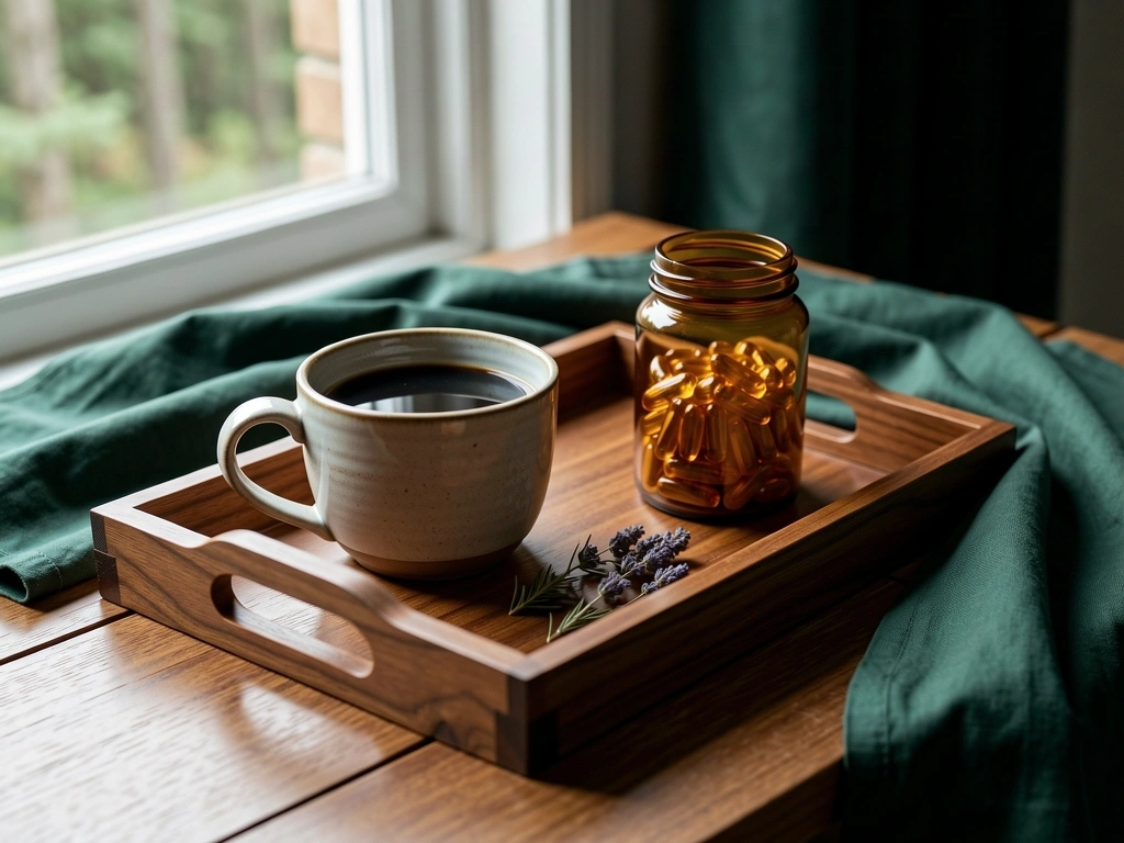 Morning ritual setup